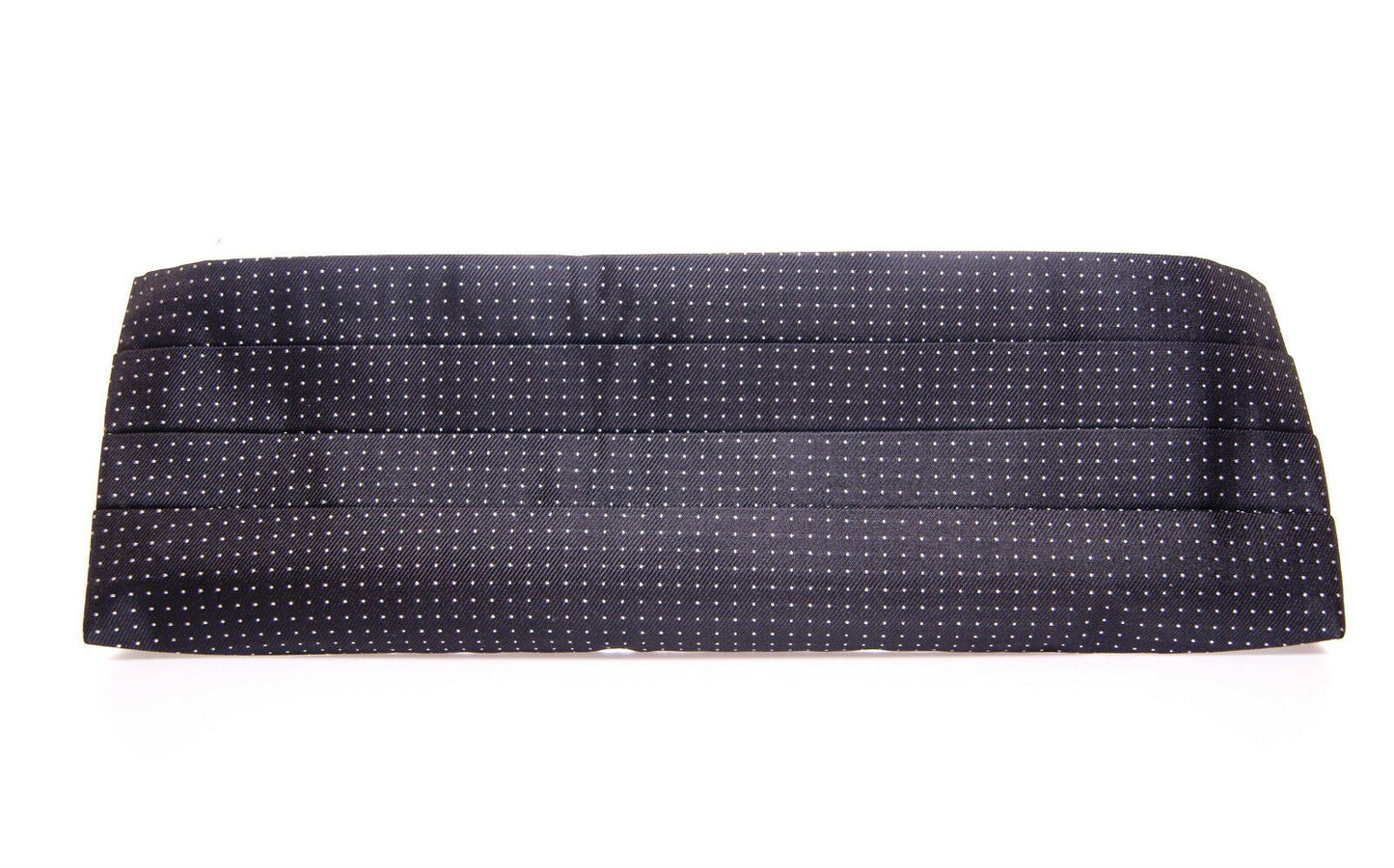 Tyylikäs Black Silk Cummerbund pilkuilla