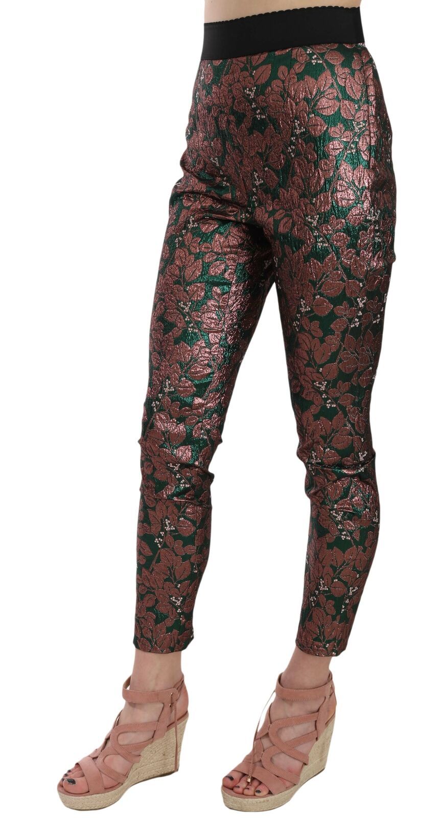 Elegante mehrfarbige Designerhose