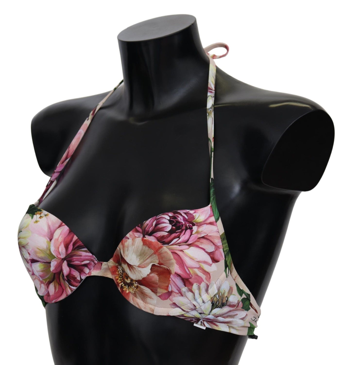 Elastisches Bikinioberteil mit floraler Eleganz