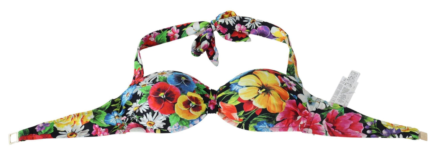 Floral Elegance High-End Bikinioberteil