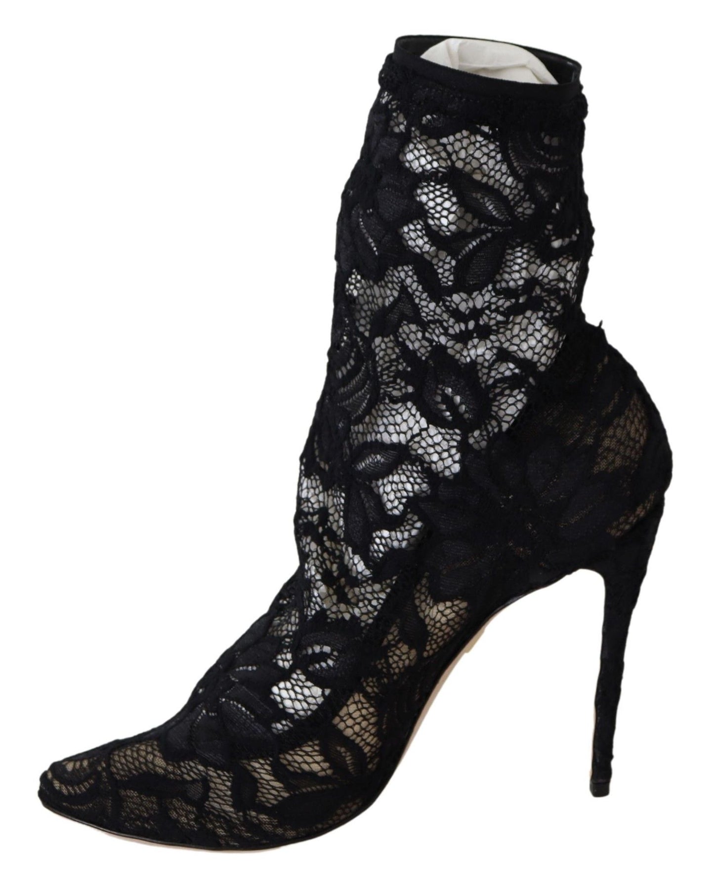 Schwarze Taormina-Pumps aus Spitze – Entfesselte Eleganz