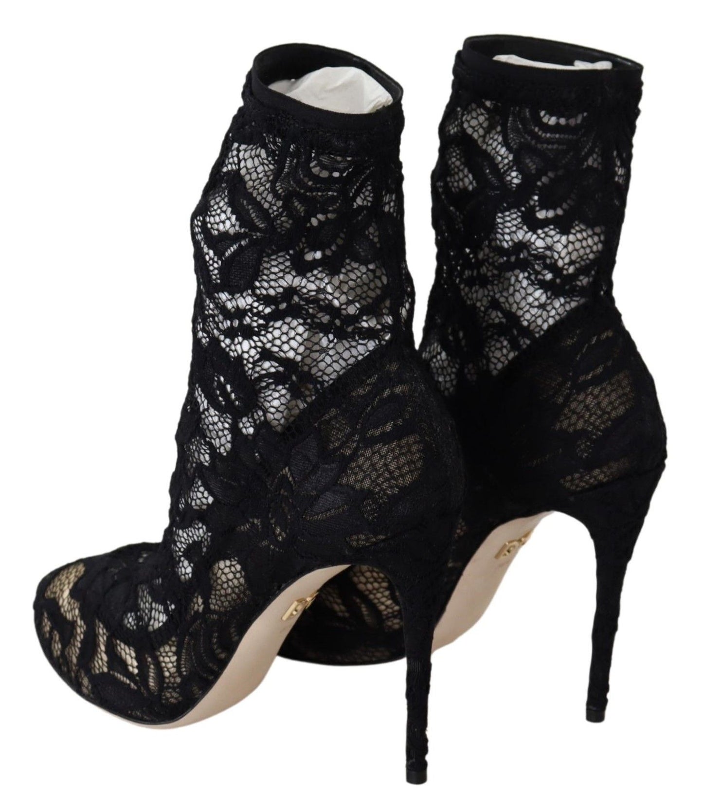 Schwarze Taormina-Pumps aus Spitze – Entfesselte Eleganz