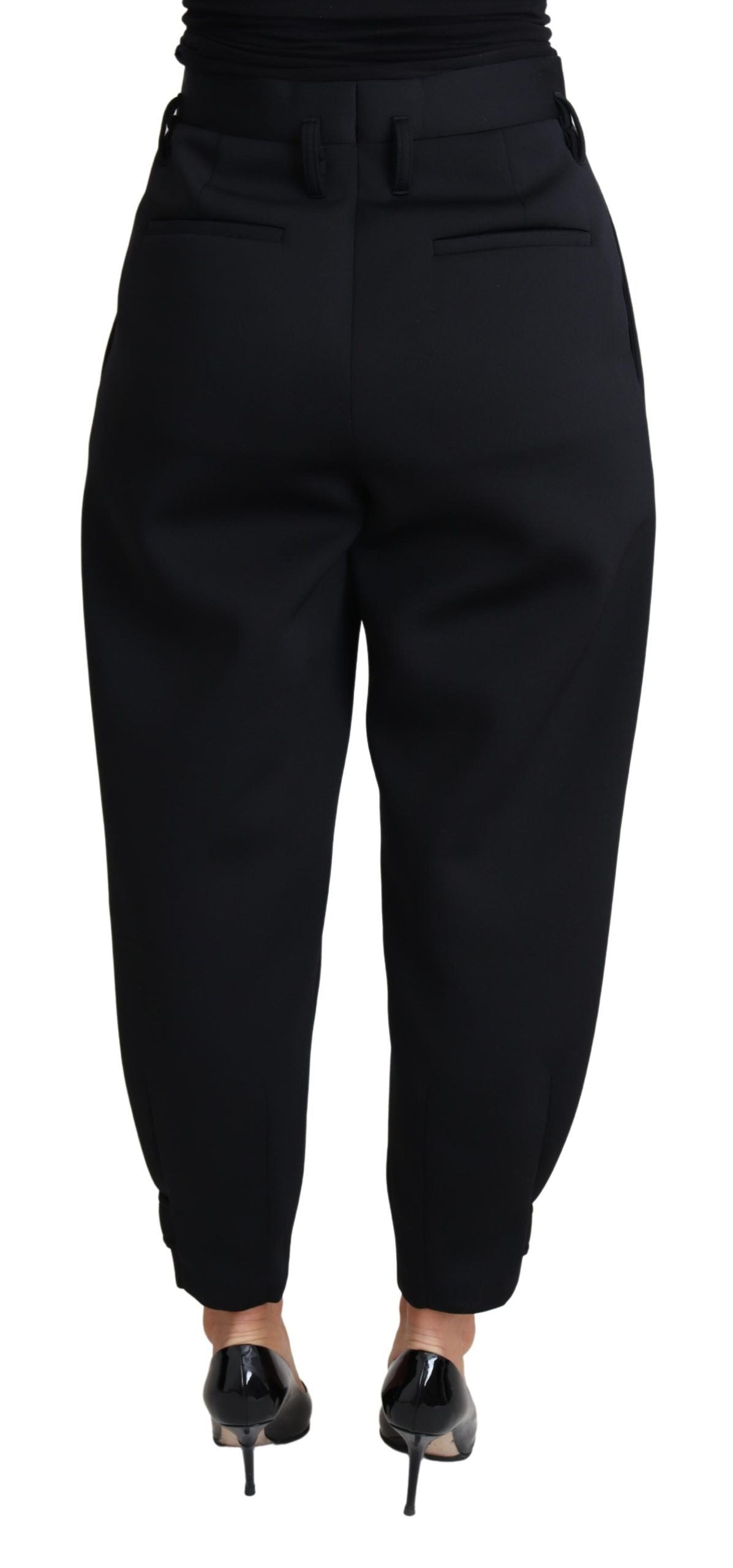 Elegante High-Waist-Crop-Hose