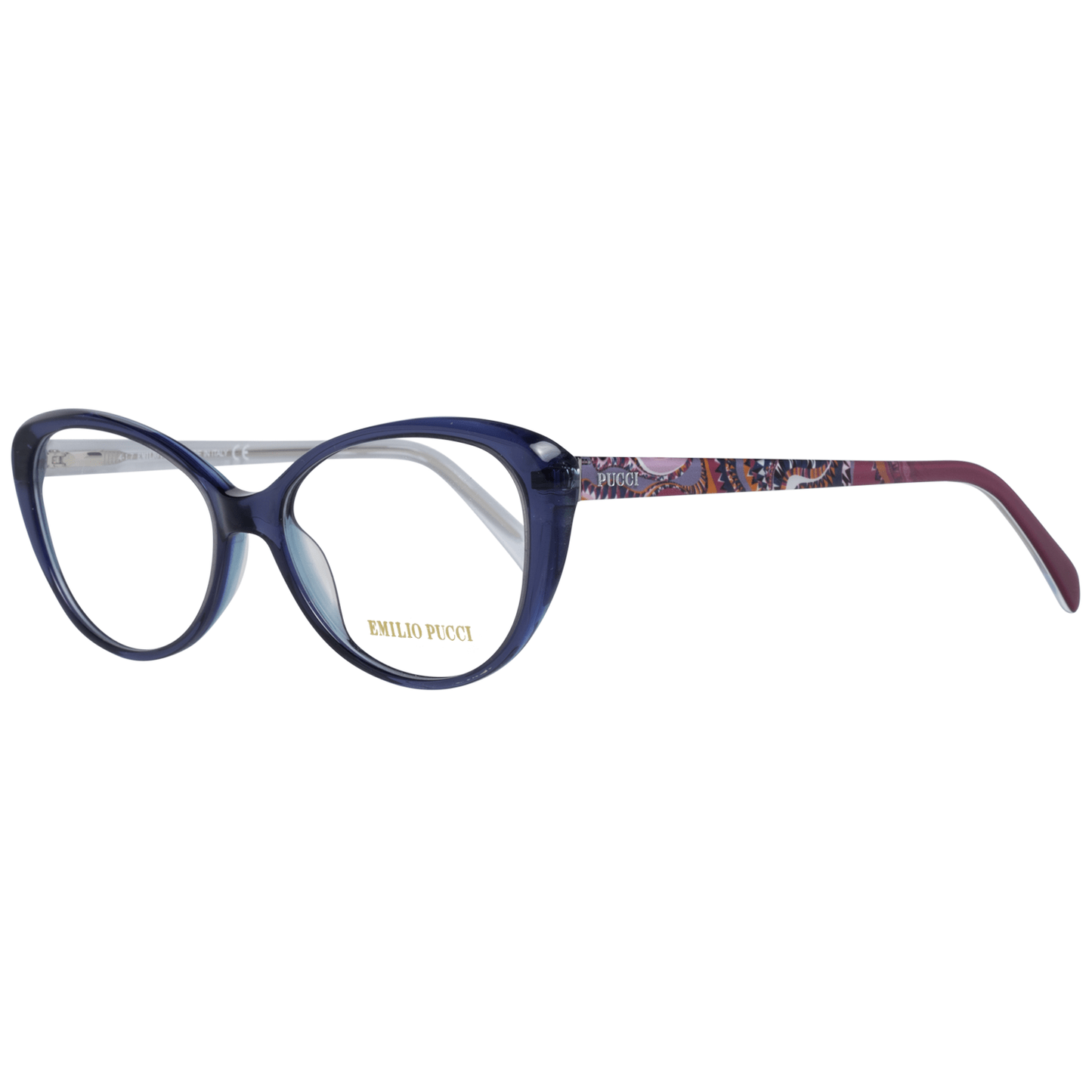 Schicke blaue Vollrand-Designerbrille für Damen