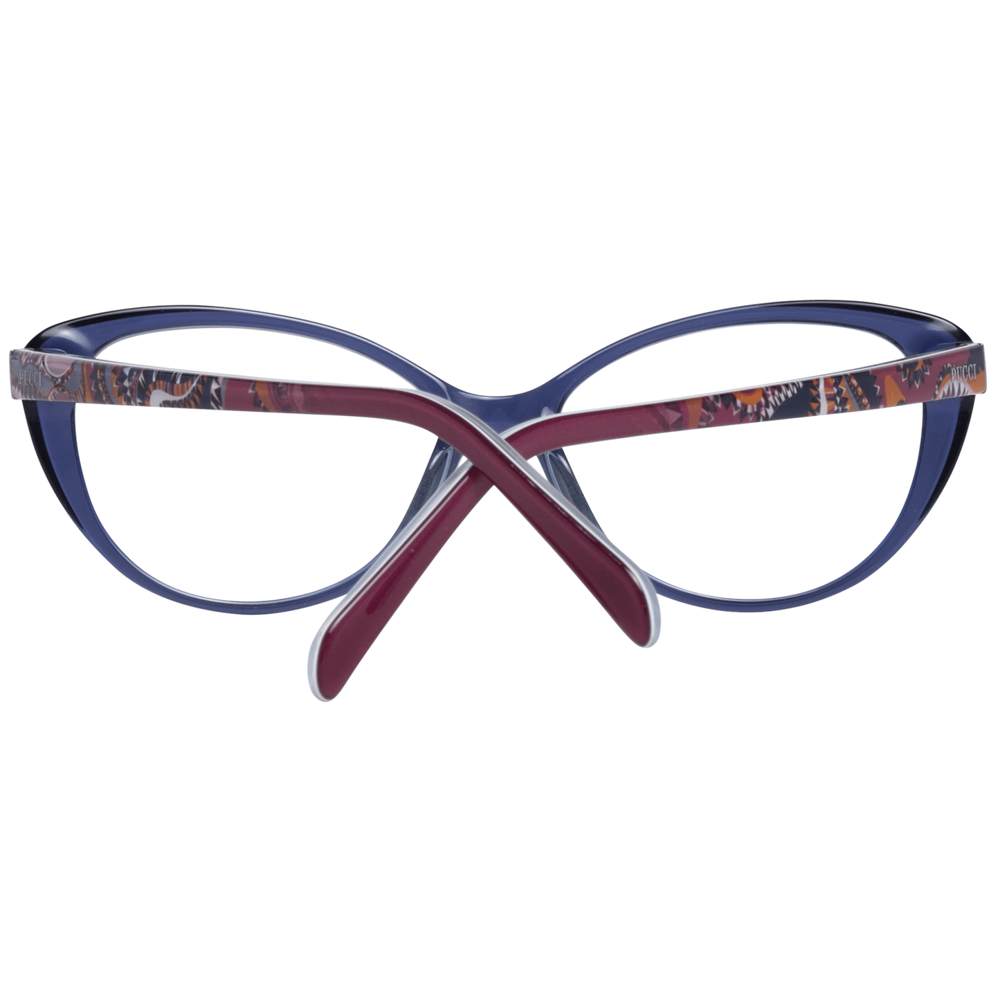 Schicke blaue Vollrand-Designerbrille für Damen