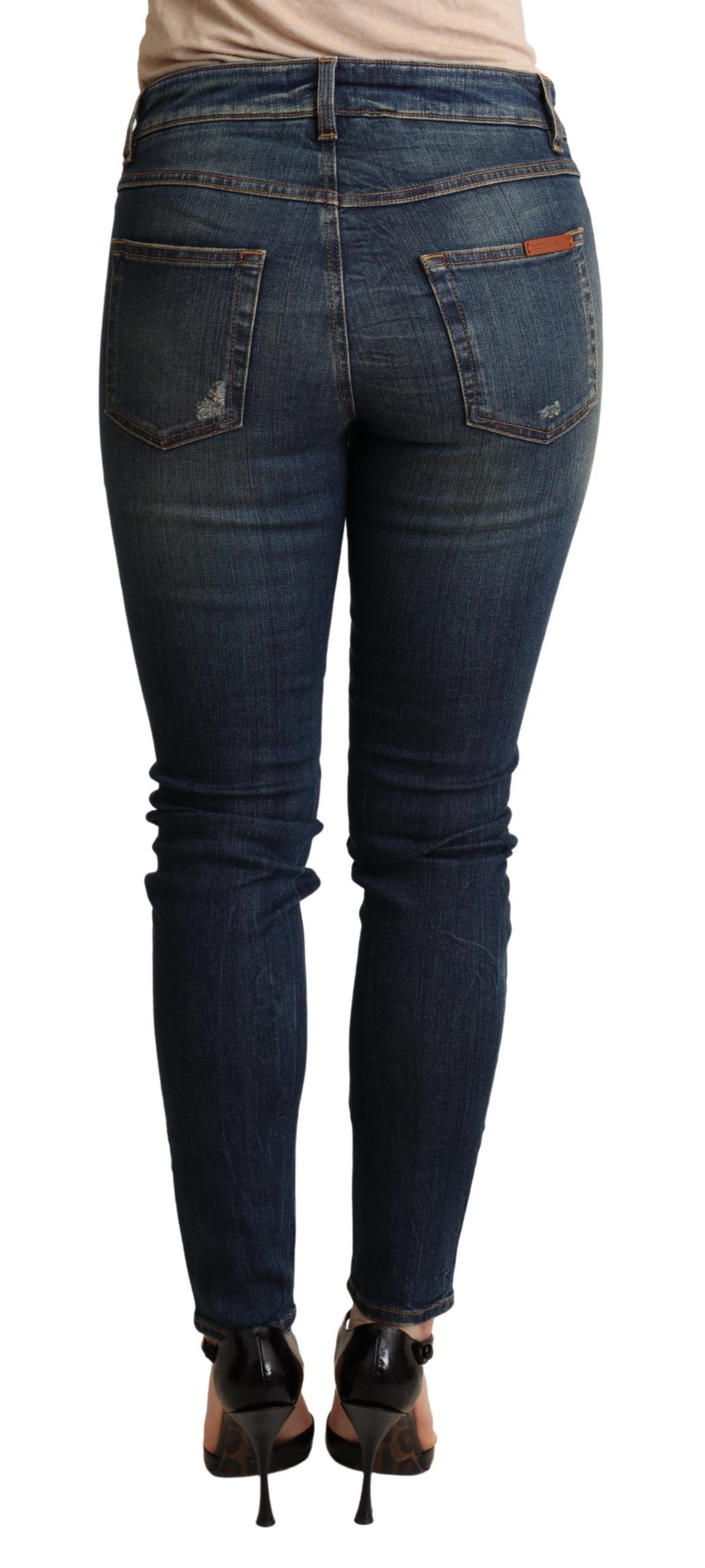 Elegante Slim-Fit Skinny Jeans in Dunkelblau