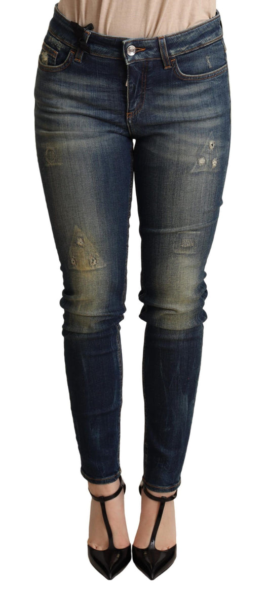 Elegante Slim-Fit Skinny Jeans in Dunkelblau