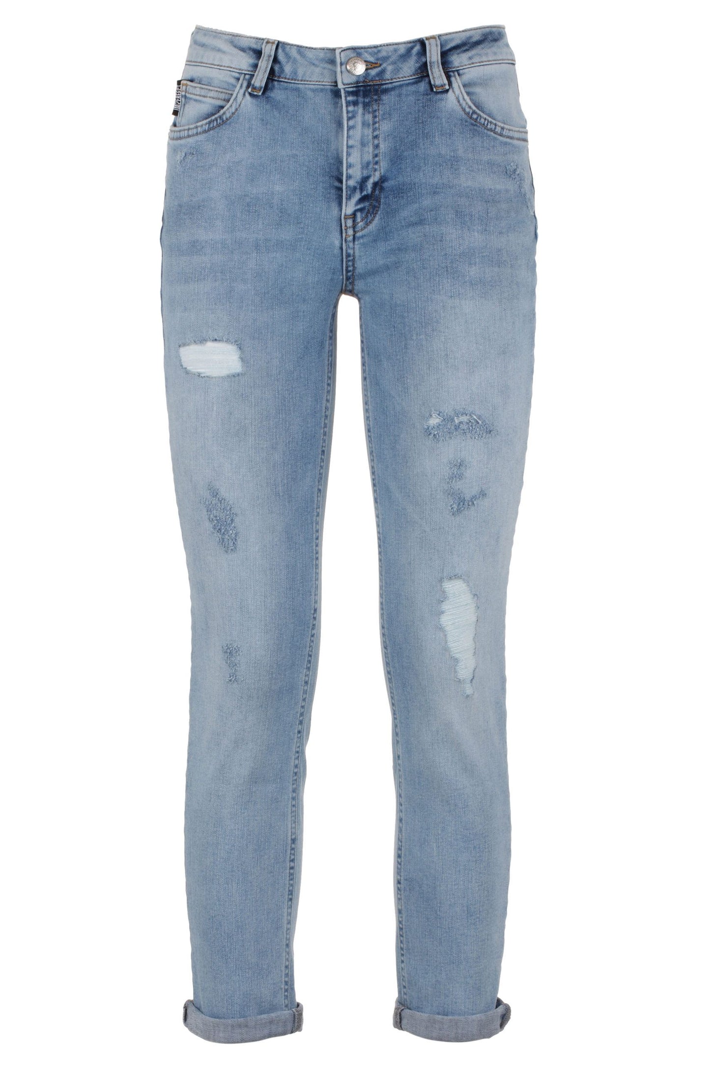 Blaue Jeans aus Baumwolle für Damen