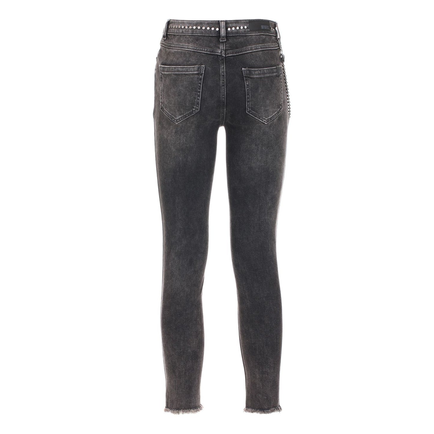 Elegante schwarze Jeanshose