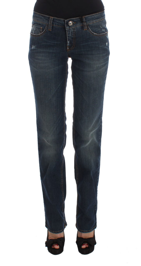 Schicke blaue Designer-Jeans im Regular Fit