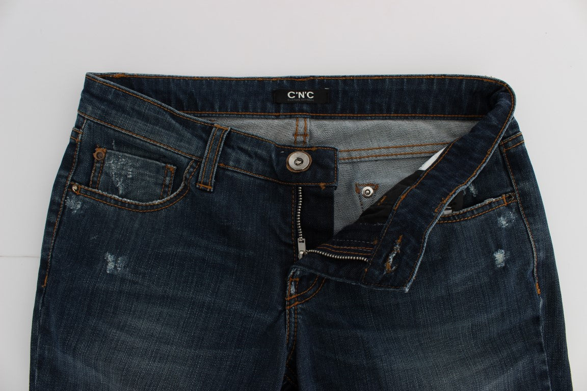 Schicke blaue Designer-Jeans im Regular Fit