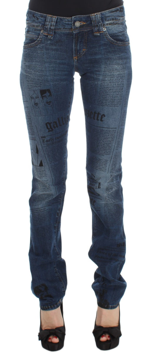 Elegante Slim Bootcut-Jeans aus Denim