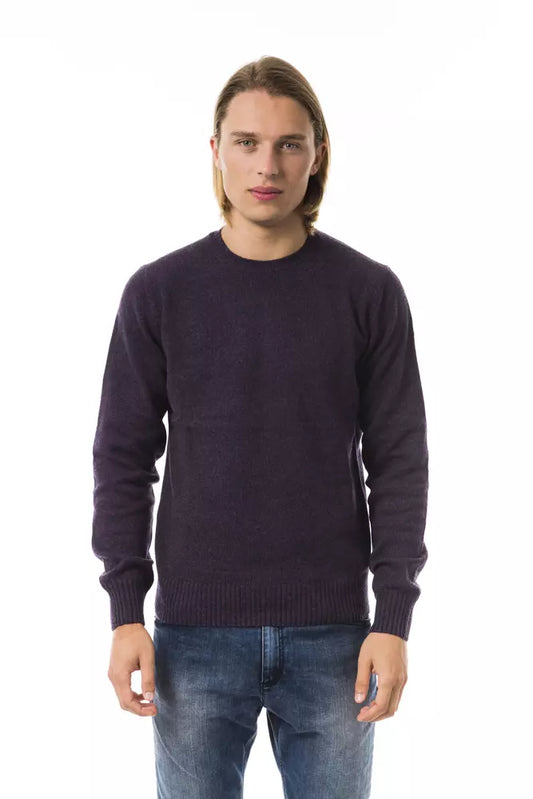 Lila Wollpullover für Herren