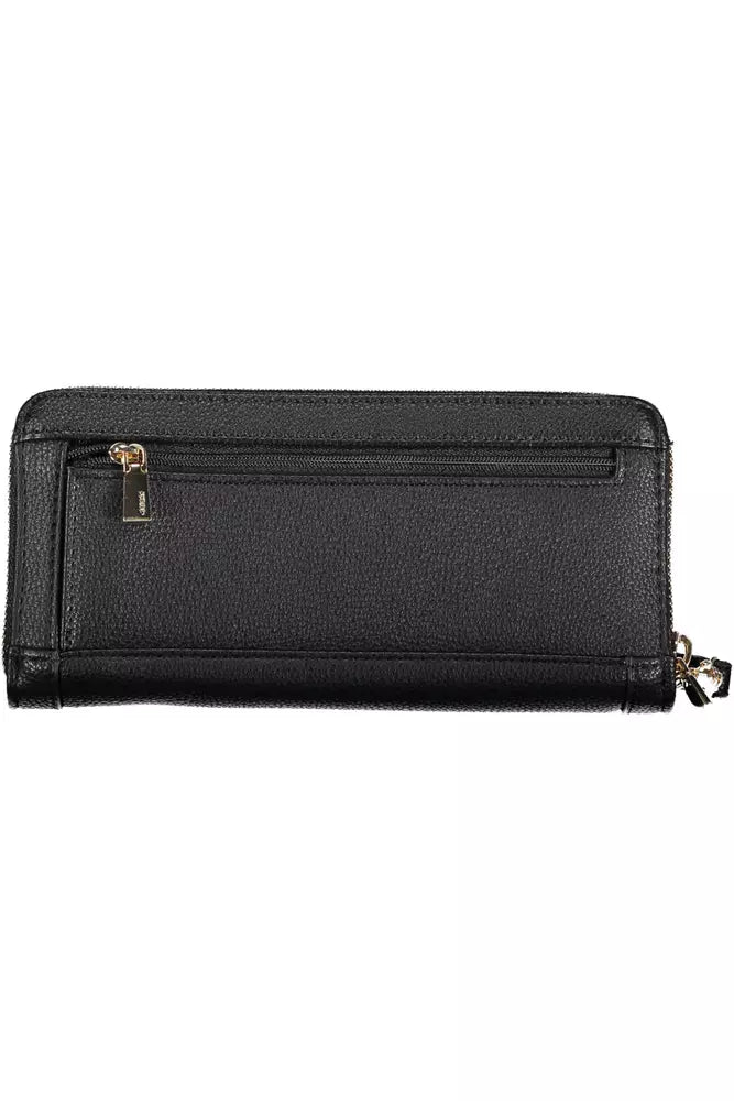 Black Polyethylene Women Wallet