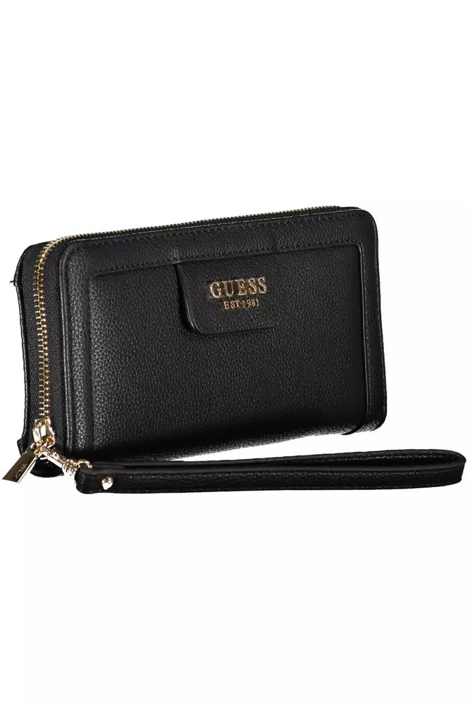 Black Polyethylene Women Wallet