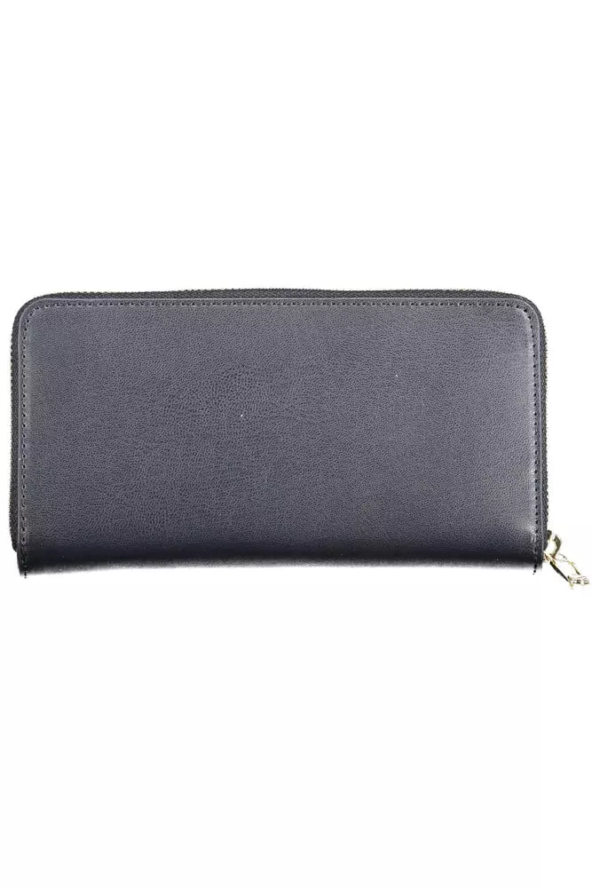 Blue Polyethylene Women Wallet