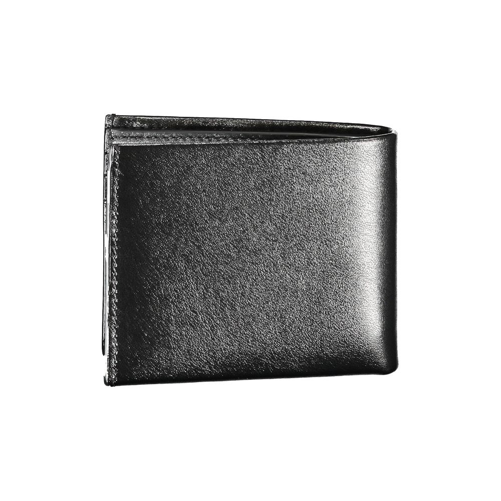 Sleek Double-Slot Leather Wallet with RFID Block