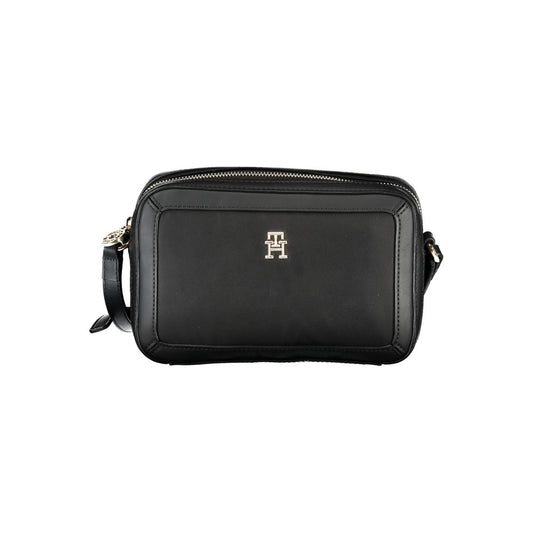 Black Polyester Handbag