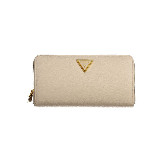 Beige Polyethylene Wallet