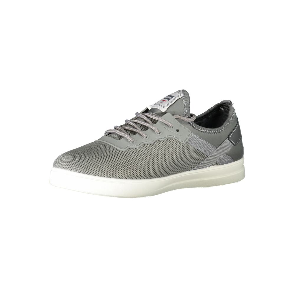 Gray Polyester Sneaker