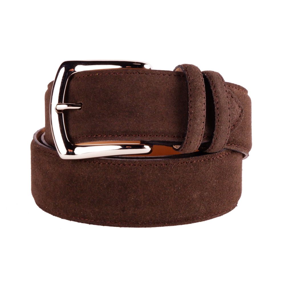 Elegant Quad of Suede Calfskin Belts