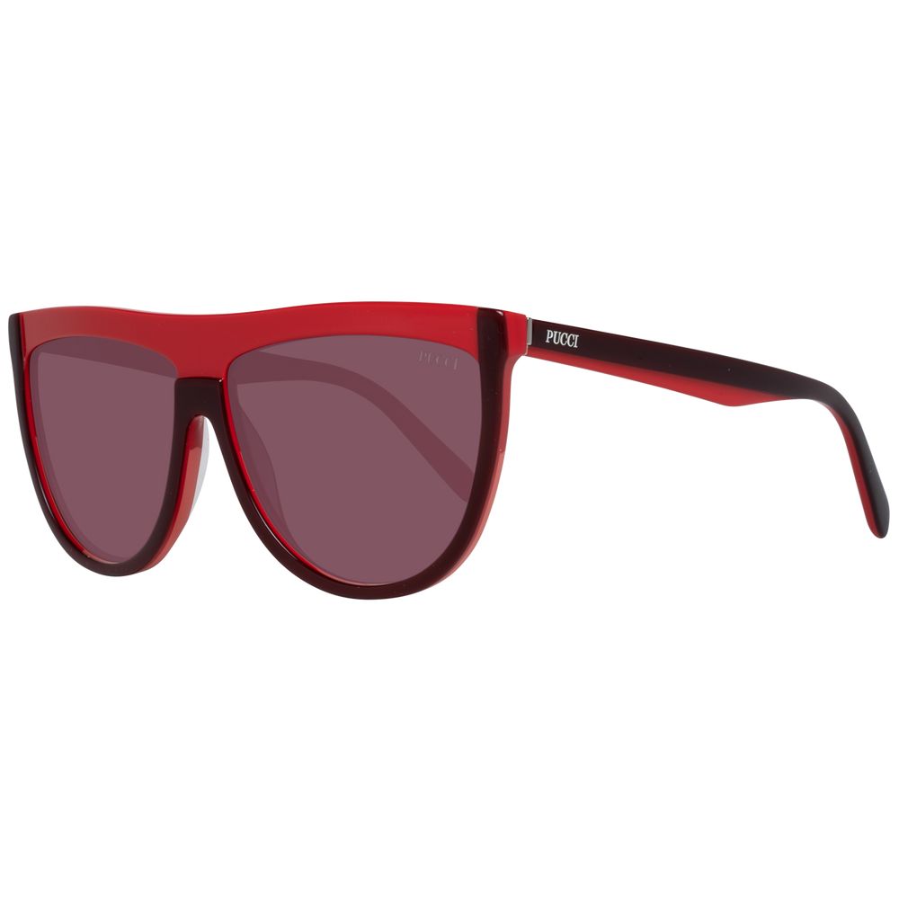 Burgunderrote Sonnenbrille für Damen