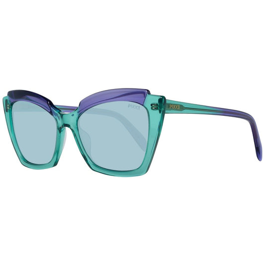 Grüne Damen Sonnenbrille