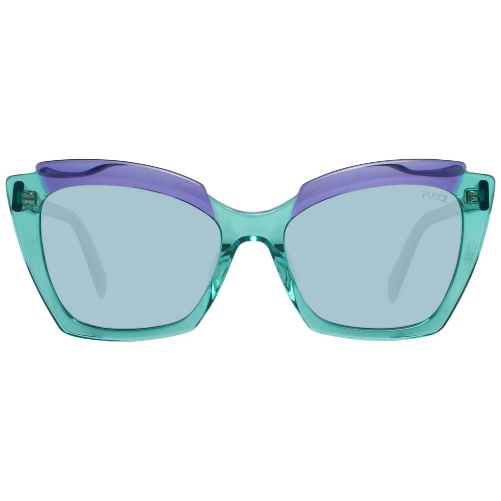 Grüne Damen Sonnenbrille