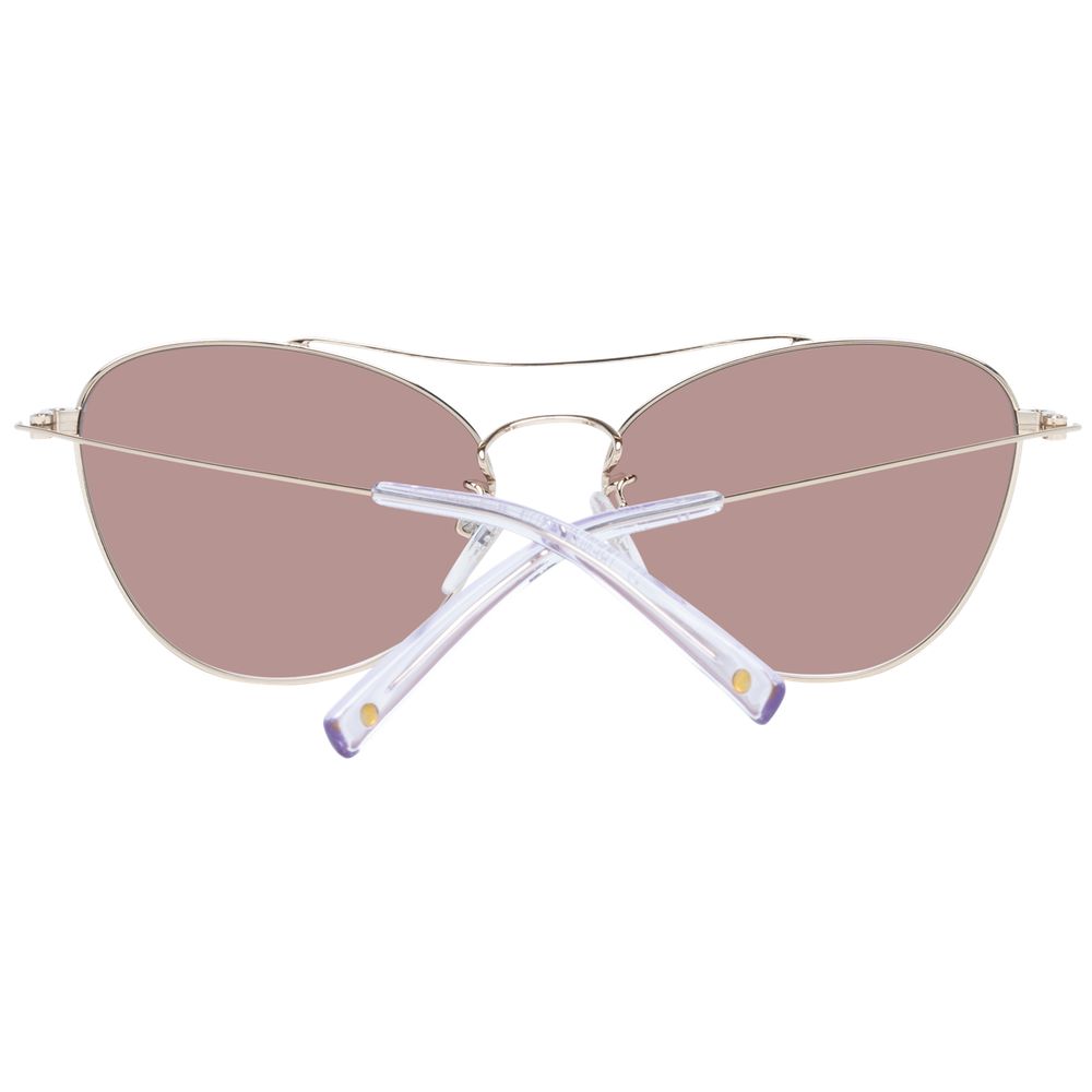 Goldene Sonnenbrille für Damen