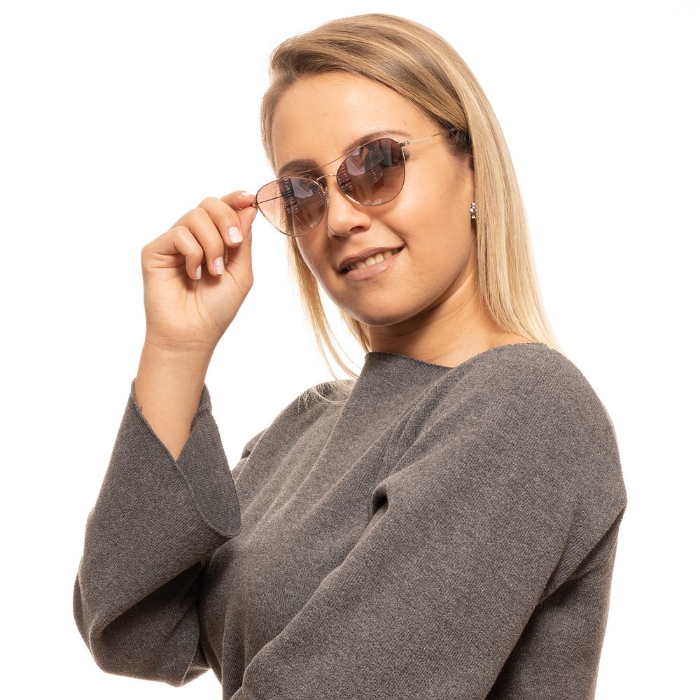 Goldene Sonnenbrille für Damen