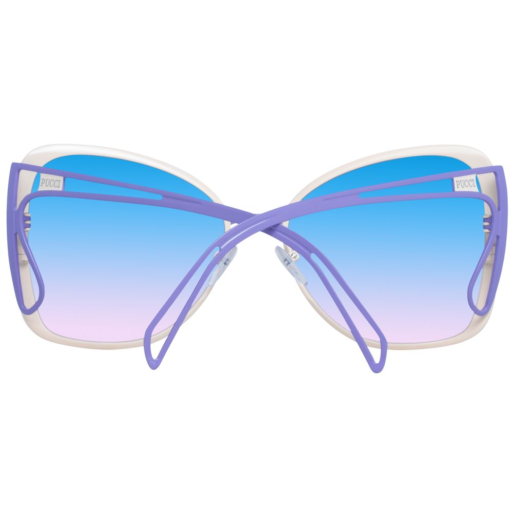 Cremefarbene Sonnenbrille für Damen