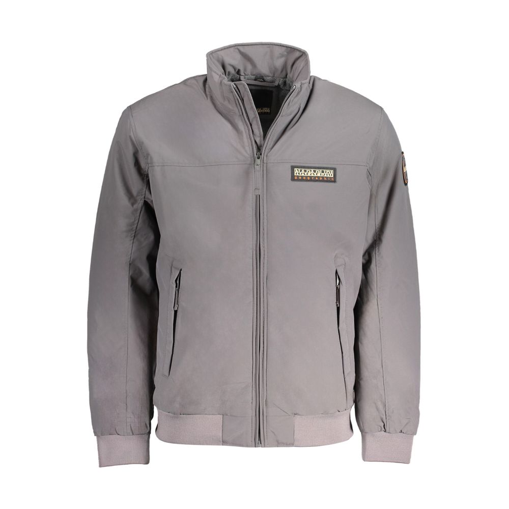 Gray Polyamide Jacket