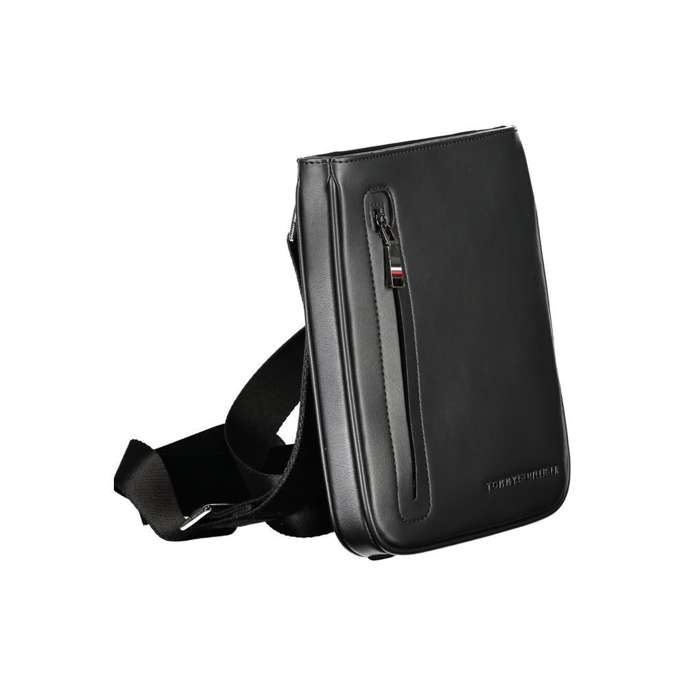 Black Polyethylene Shoulder Bag