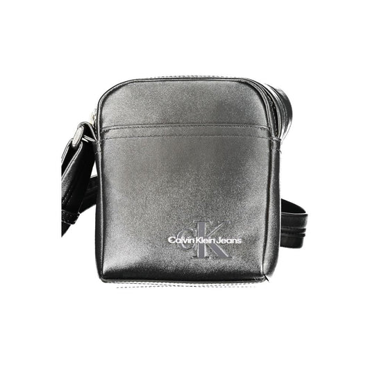 Black Polyethylene Shoulder Bag