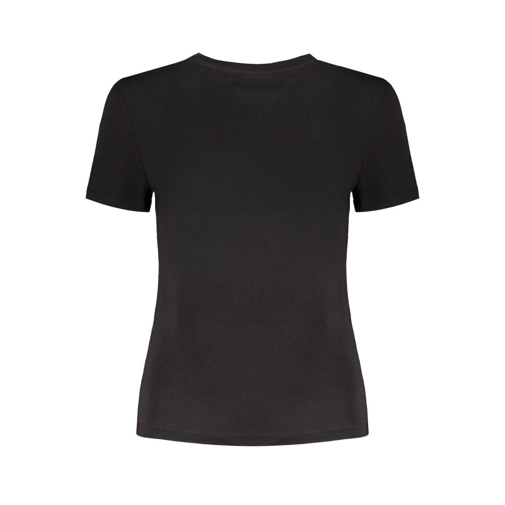 Black Cotton Tops & T-Shirt