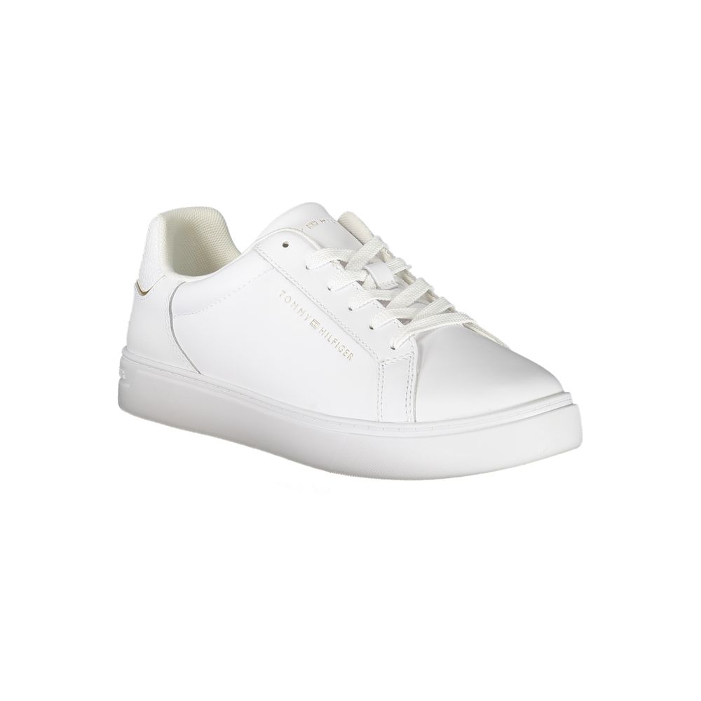 White Leather Women Sneaker