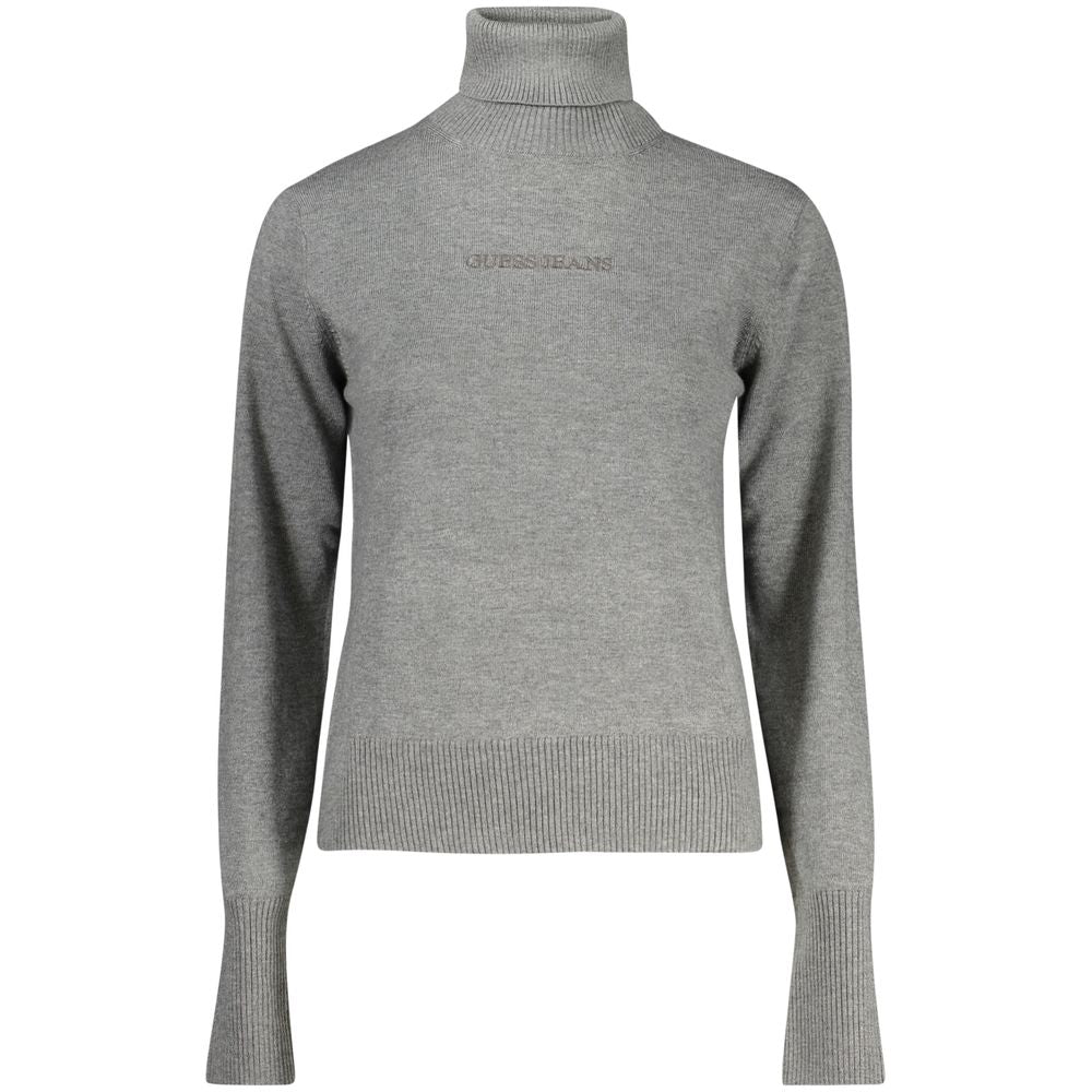 Gray Polyester Sweater