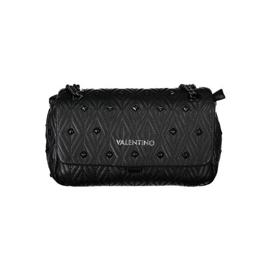 Black Polyester Handbag