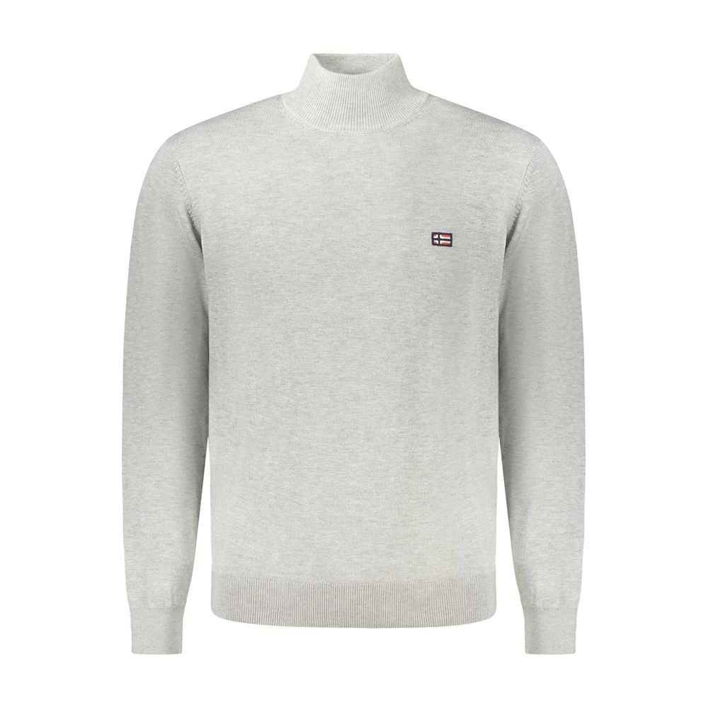 Gray Polyester Sweater