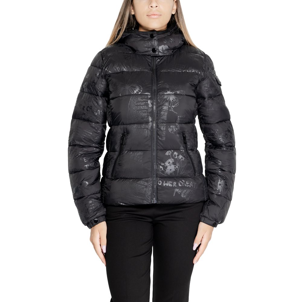 Black Polyamide Jackets & Coat