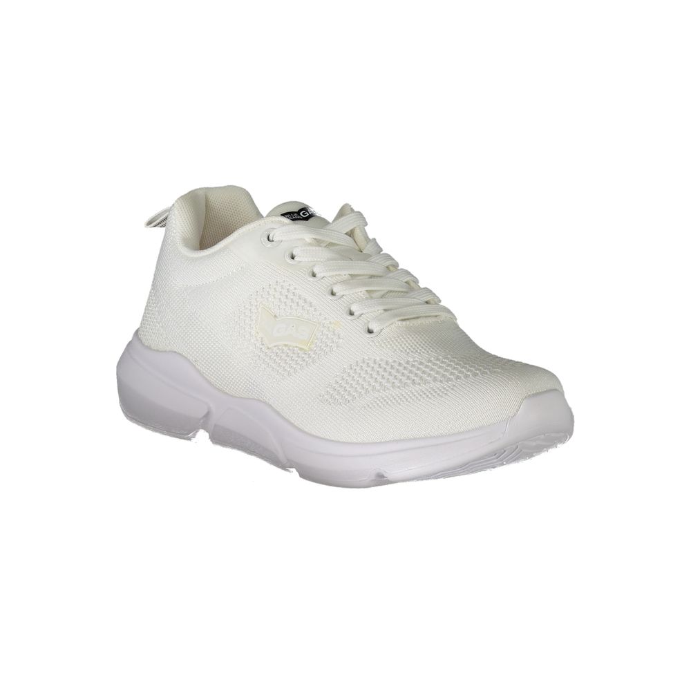 White Polyester Sneaker