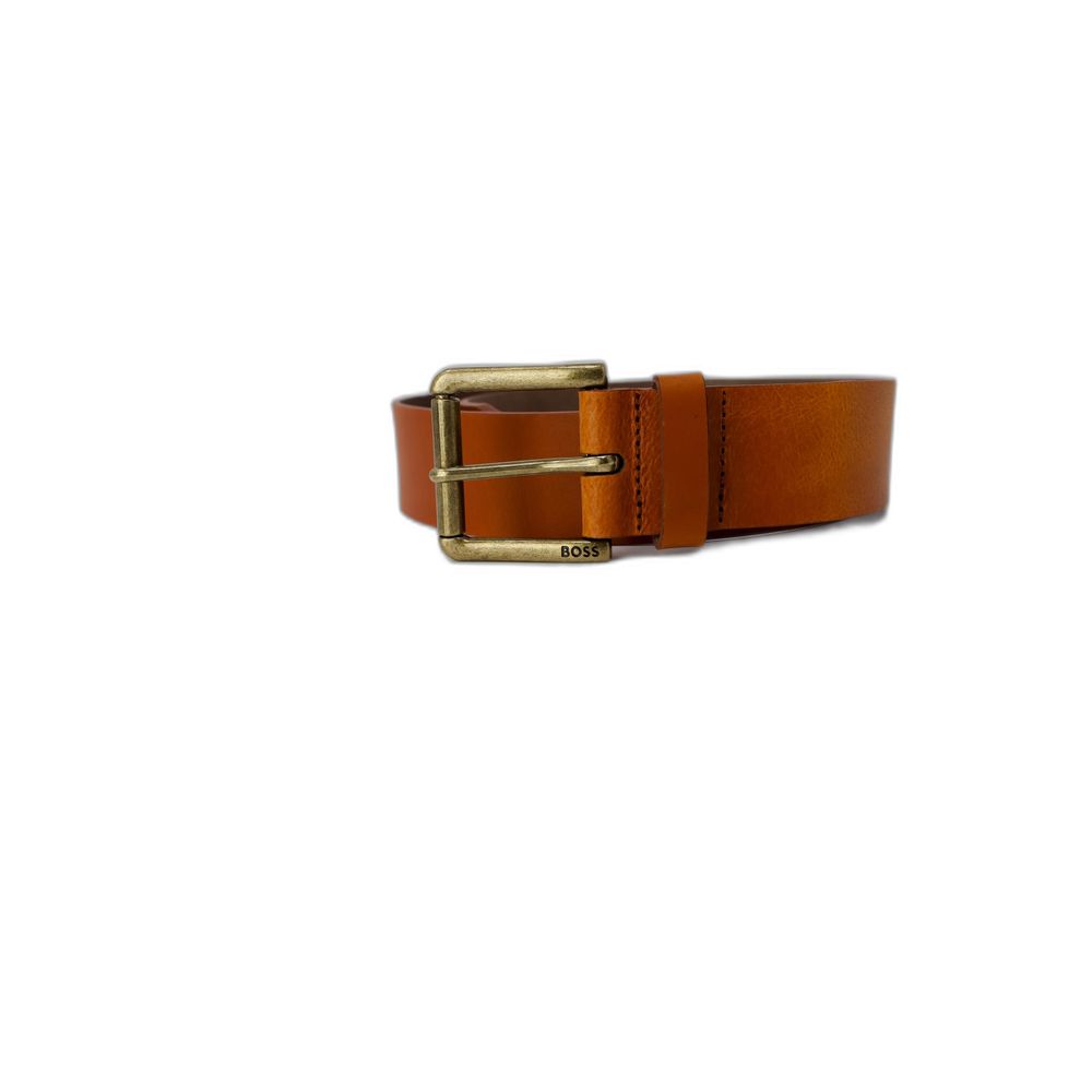 Beige Leather Belt