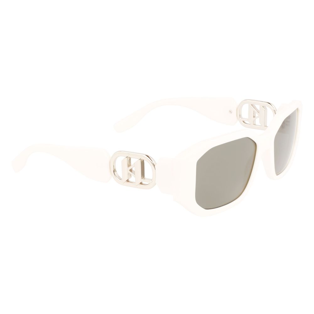 White Injected Sunglasses