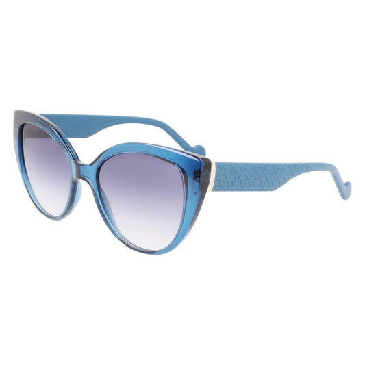 Blue Injected Sunglasses