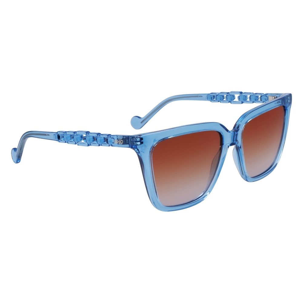 Blue Injected Sunglasses