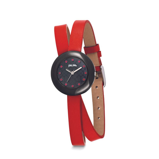 Red Leather Watch