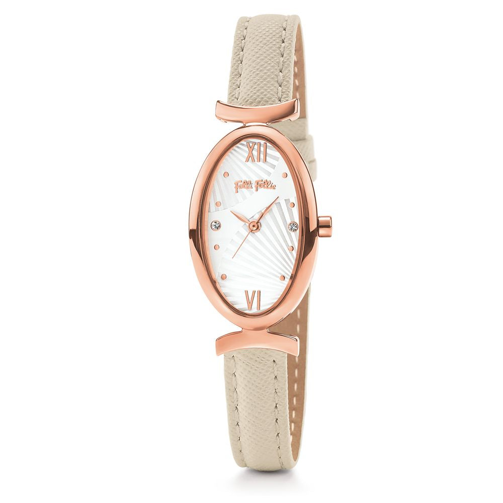 Beige Leather Watch