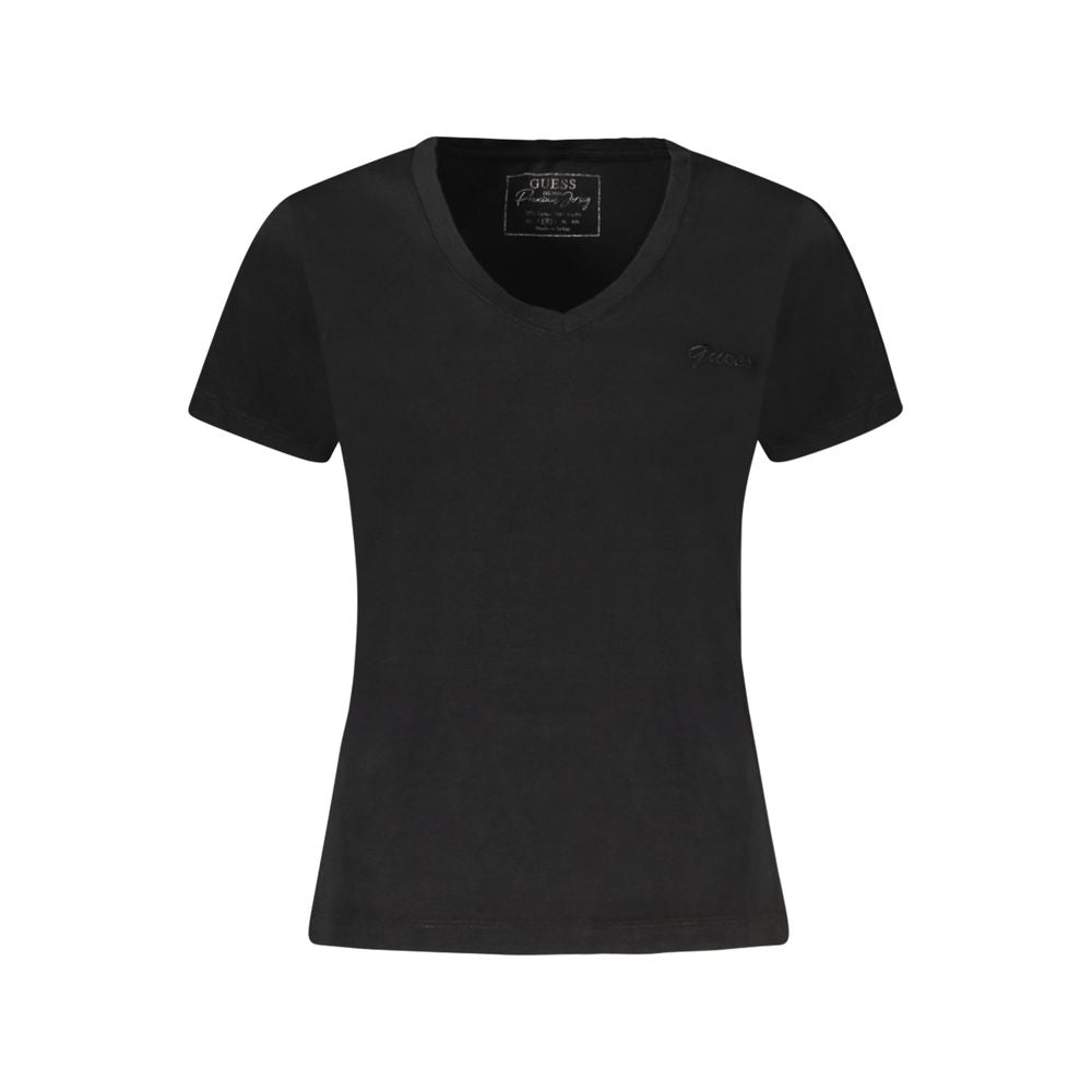 Black Cotton Tops & T-Shirt