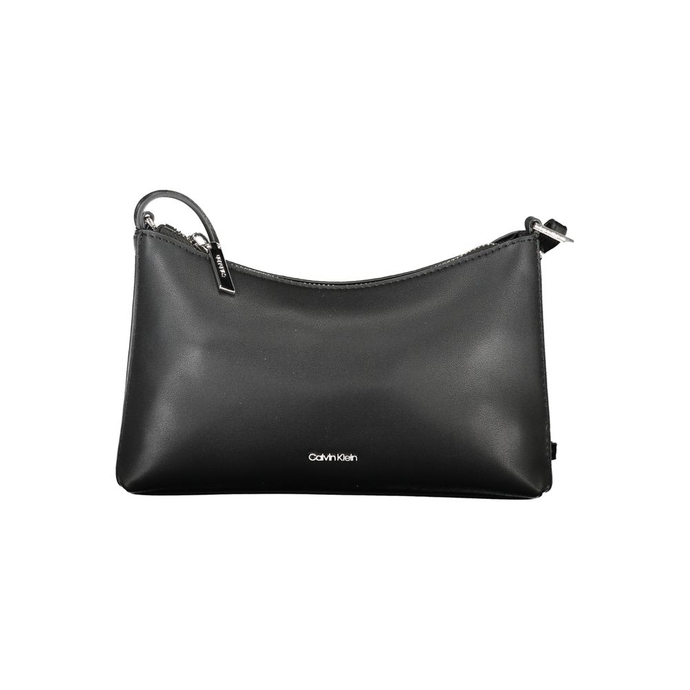 Black Polyester Handbag