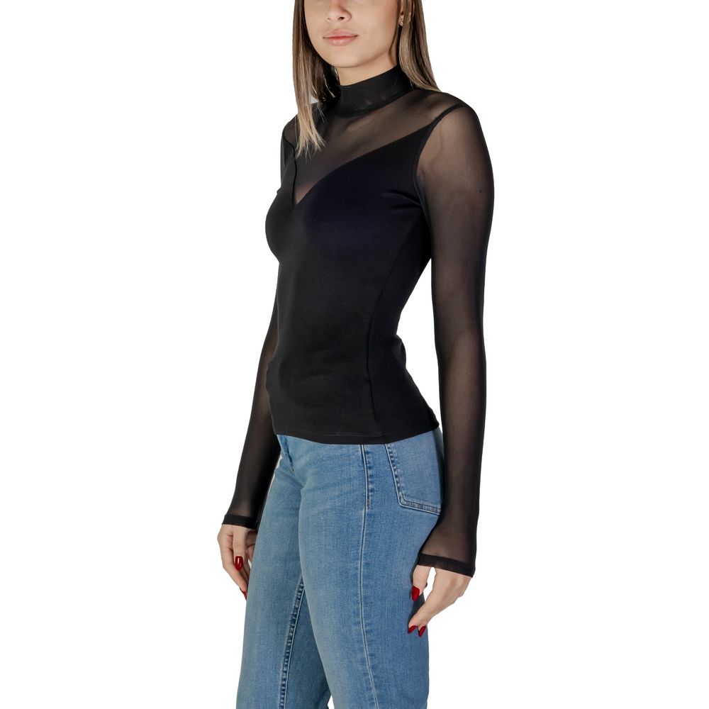 Black Polyamide Tops & T-Shirt